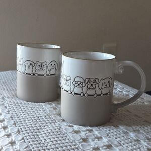 Spectrum Designz I Ruff You Dog Embossed Mugs Set